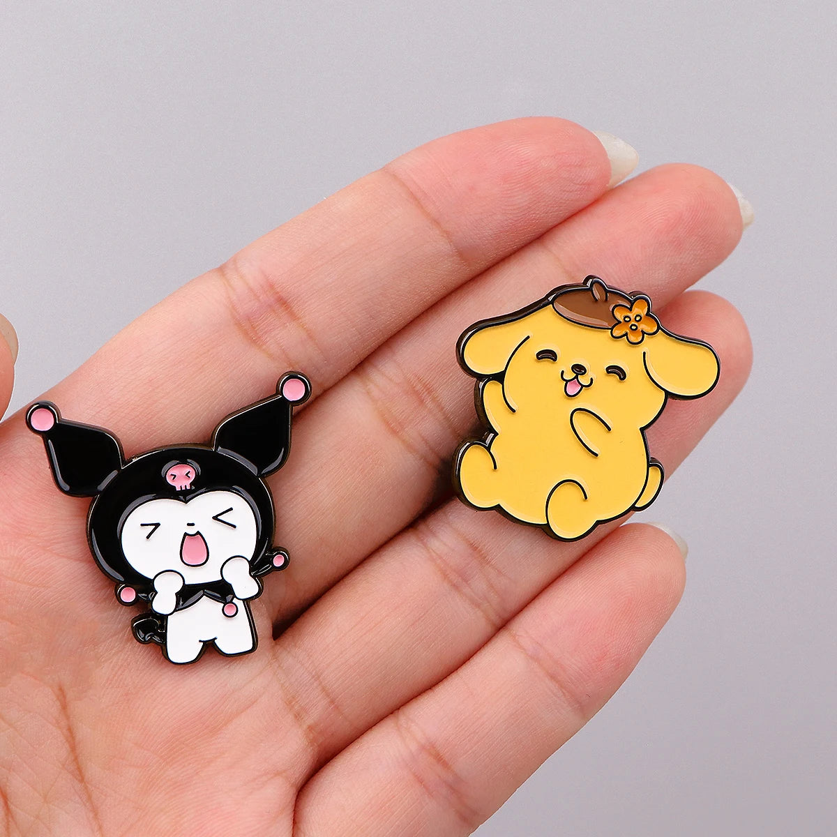 Kawaii Angle Cartoon Enamel Pins Brooches For Kids Clothing Backpack Lapel Badges Fashion Metal Jewelry Accessories Gifts